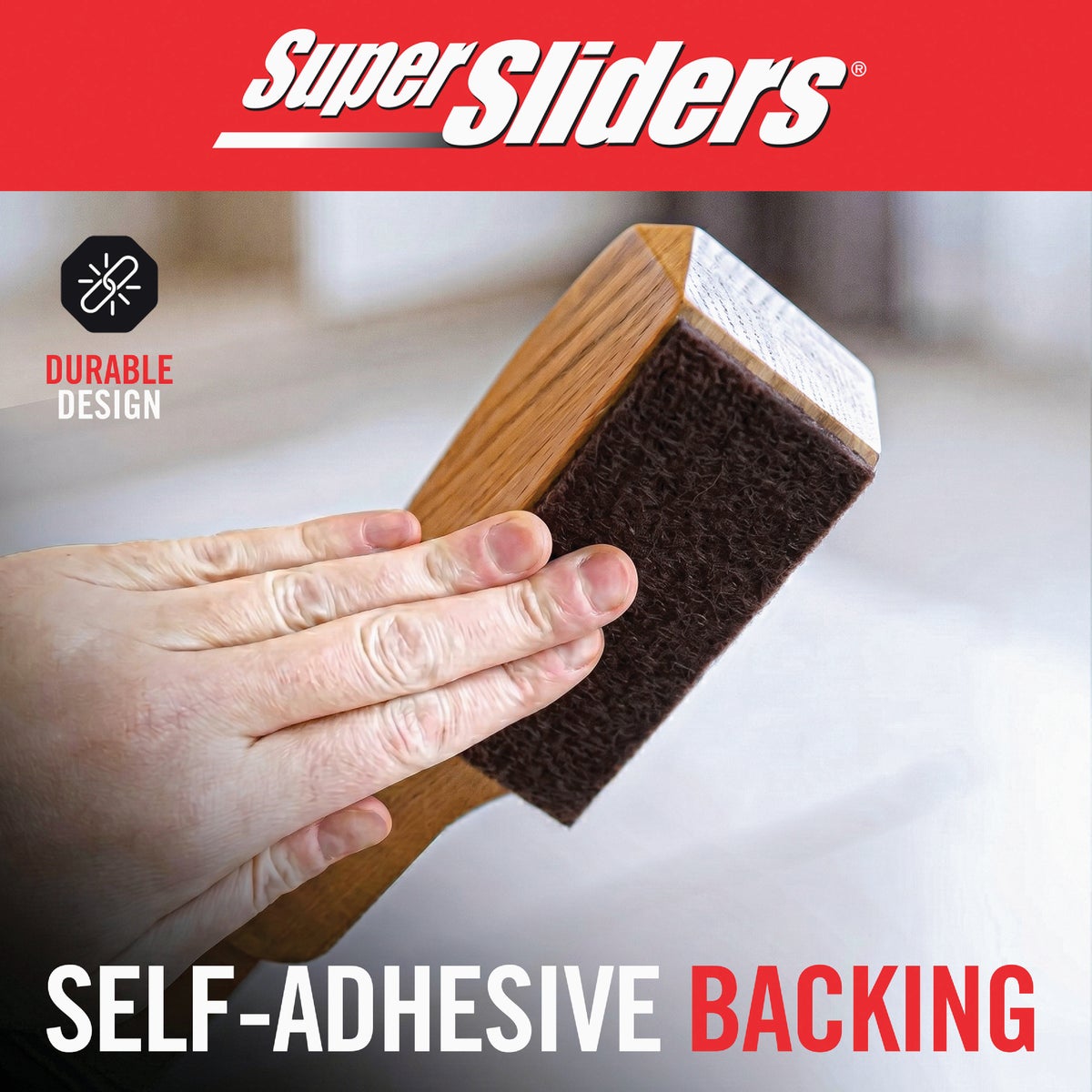 Super Sliders 4 In. x 6 In. Brown Felt Blanket (2-Piece) Image 3