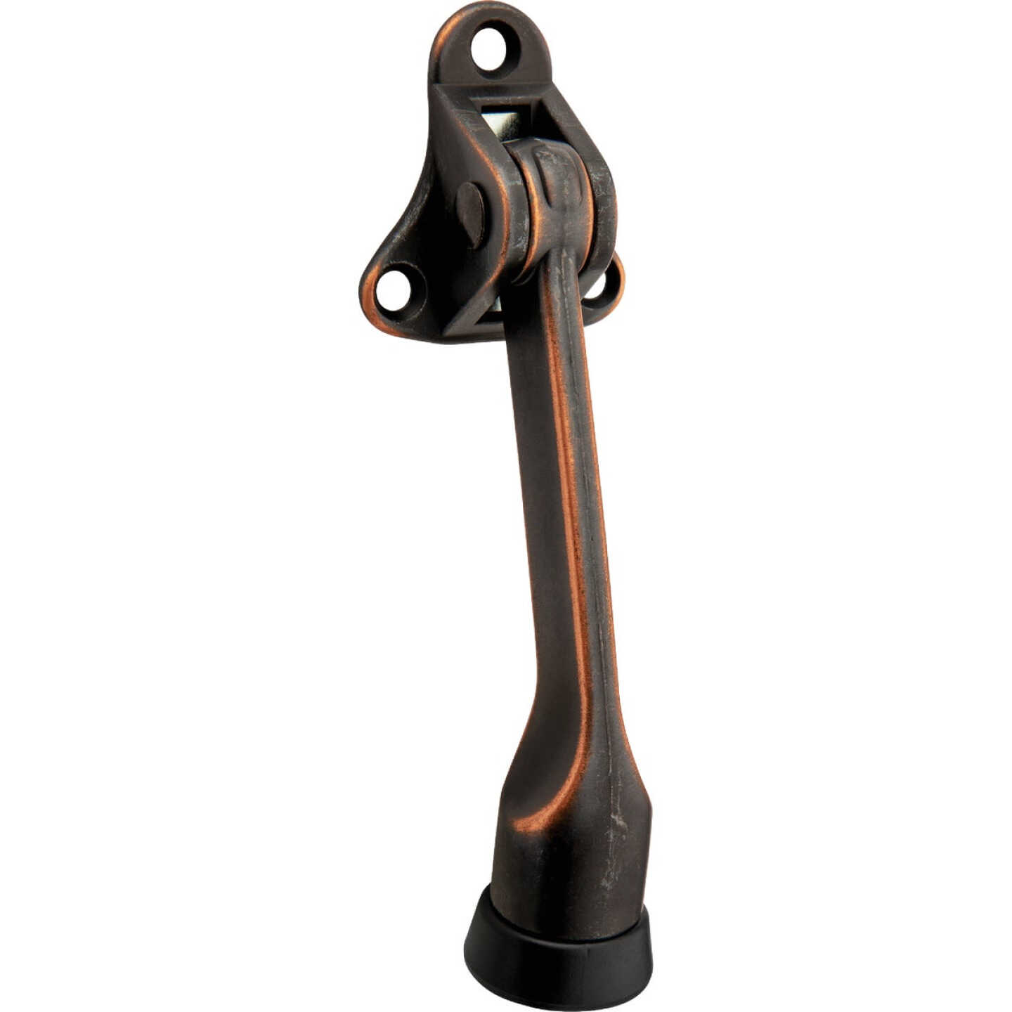 National Hardware 5 In. Oil Rubbed Bronze Kickdown Door Stop Image 1