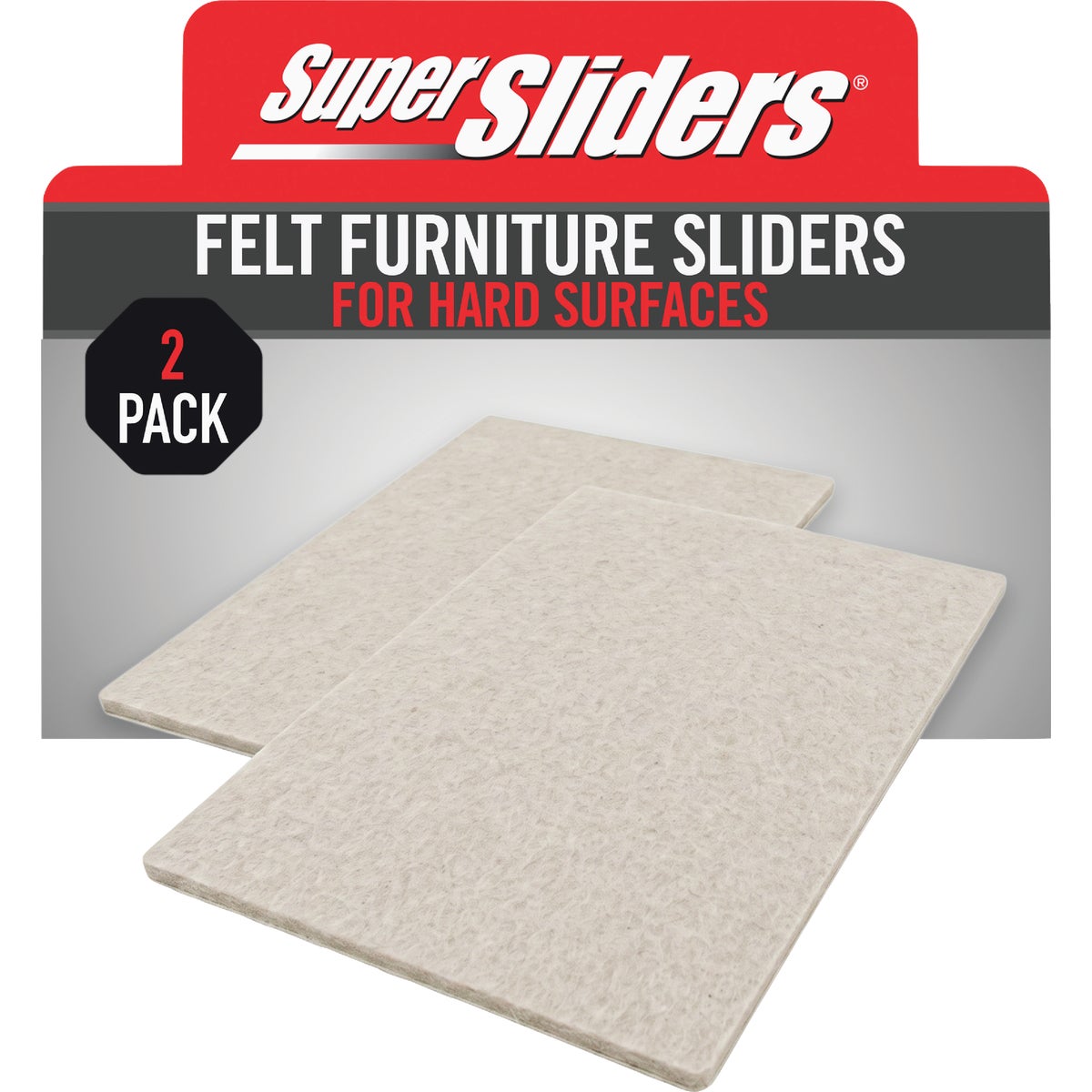 Super Sliders 4 In. x 6 In. Beige Blanket (2-Piece)