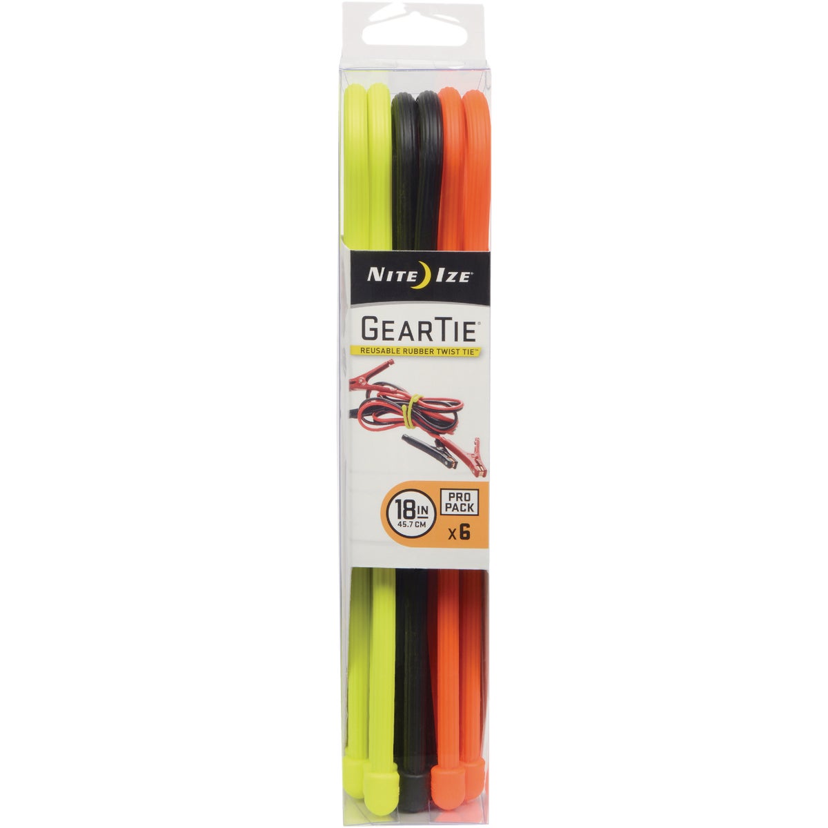 Nite Ize Gear Tie 18 In. ProPack Twist Tie (6-Pack) Image 5