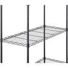 Muscle Rack 36 In. x 14 In. x 54 In. 4-Tier Black Wire Shelving Unit Image 7