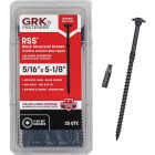 GRK RSS 5/16 In. x 5-1/8 In. Star Drive Washer-Head Black Structure Screw (25-Count) Image 1