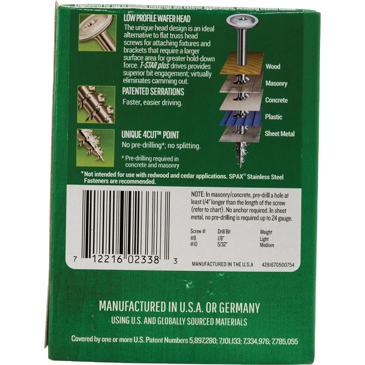 SPAX #10 x 3 In. T20 Plus Wafer Head HCR-X (Exterior Rated) Wood Screw (63-Count) Image 5