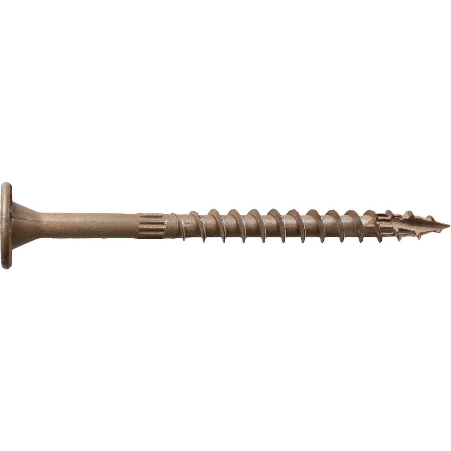Simpson Strong-Tie Strong-Drive SDWS 4 In. x 0.220 In. T40 (Exterior Grade) Tan Timber Screw Image 1