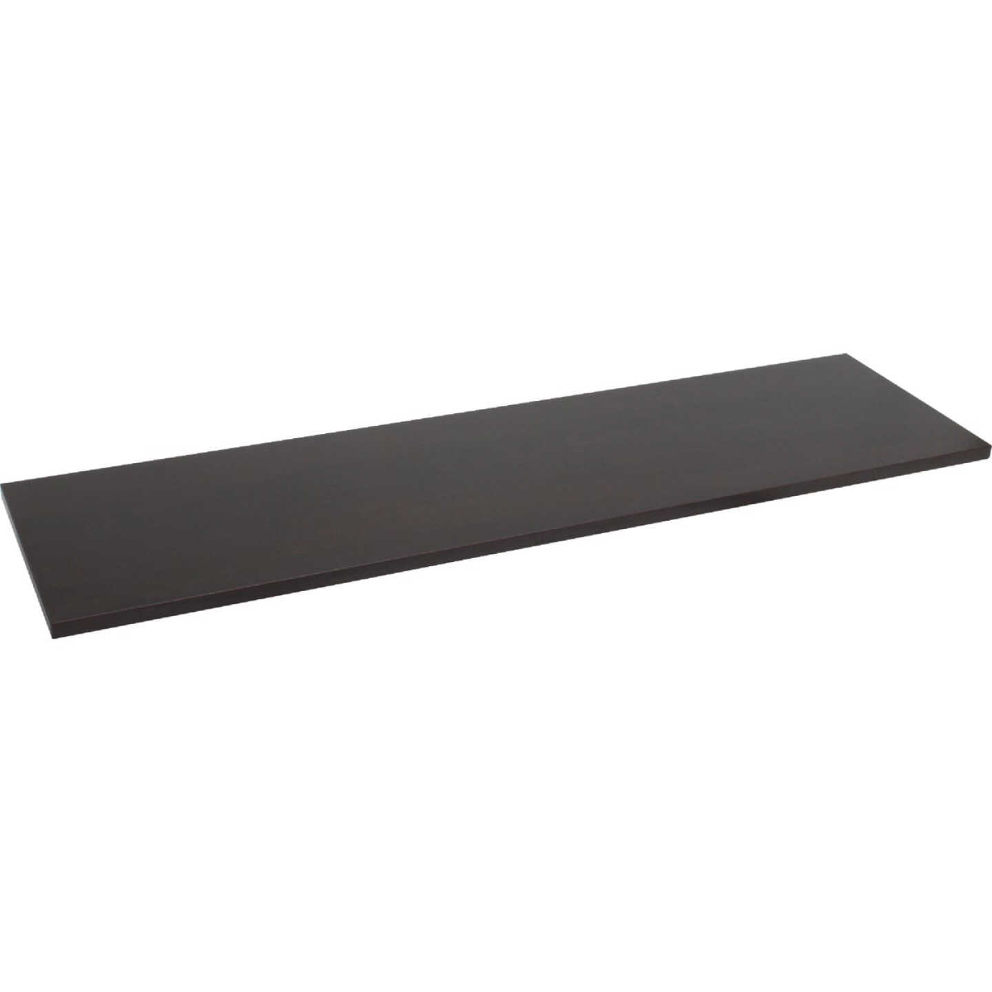 Knape & Vogt 8 In. x 48 In. Espresso All-Purpose Shelf Image 1