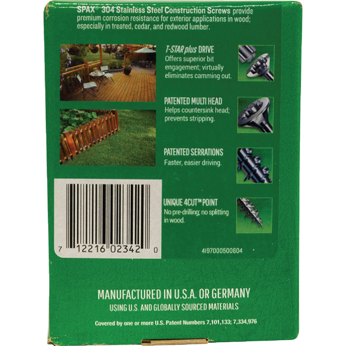 SPAX #10 x 2-1/2 In. T20 Plus Flat Head 304 Stainless Steel (Exterior Rated) Wood Screw (83-Count) Image 4