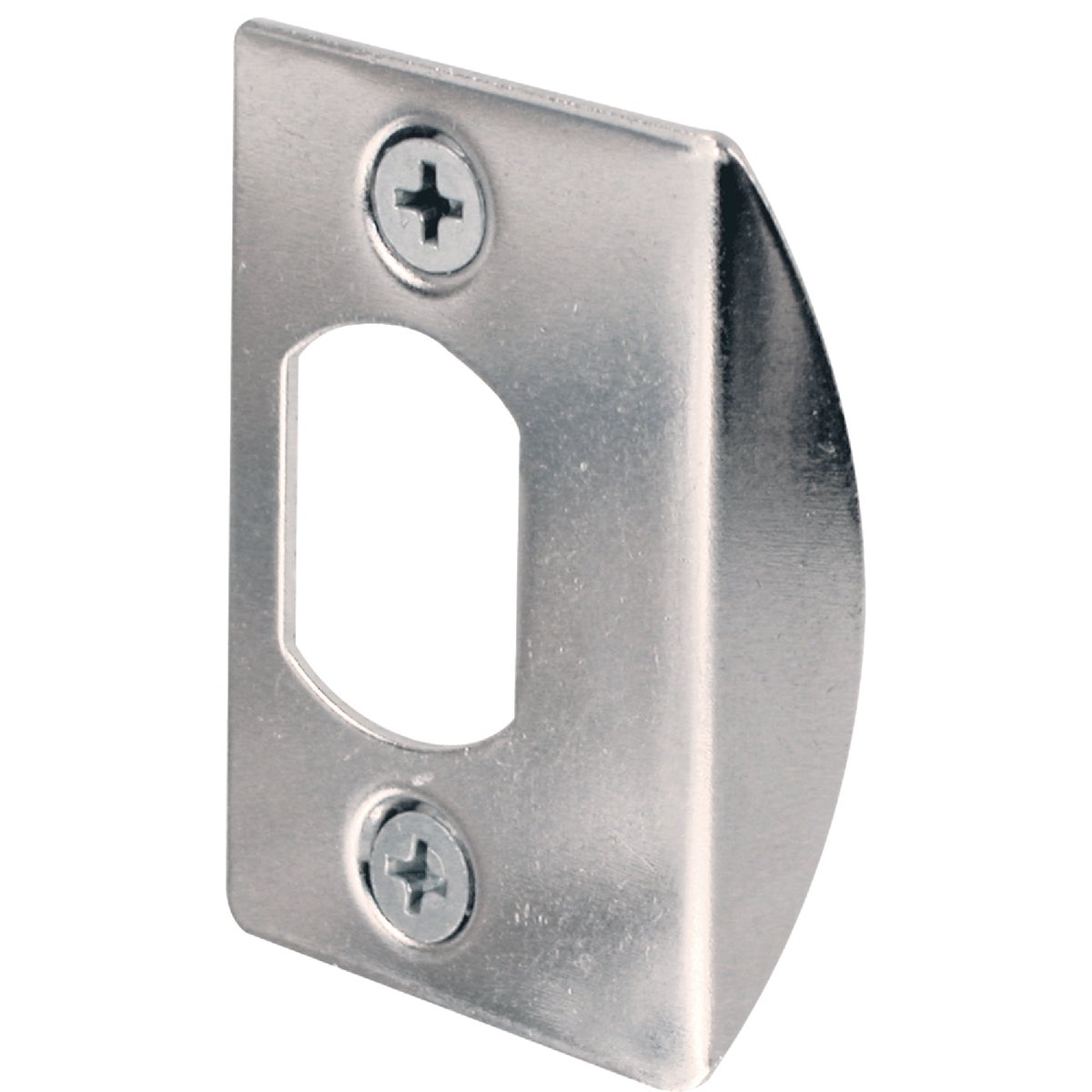 Defender Security Chrome 1-3/4 In. Lip Strike Plate Image 3