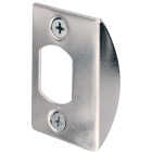 Defender Security Chrome 1-3/4 In. Lip Strike Plate Image 3