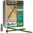 Hillman Deck Plus #10 x 3-1/2 In. Green Deck Screw (55-Count) Image 1