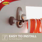 Command Large Forever Classic Hook, Brushed Nickel, 2 Hooks, 4 Strips Image 2