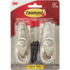 Command Large Forever Classic Hook, Brushed Nickel, 2 Hooks, 4 Strips Image 7