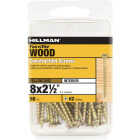 Hillman Fas-n-Tite #8 x 2-1/2 In. Phillips Bugle Head Interior Construction Wood Screw (50-Count) Image 1
