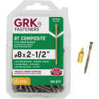 GRK RT #8 x 2-1/2 In. Star Drive Composite Screw (100-Count) Image 1