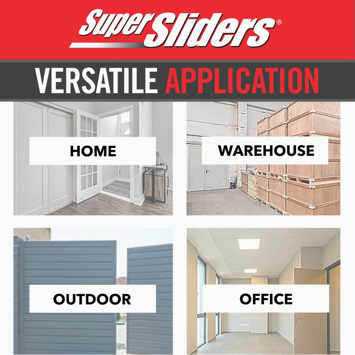 Super Sliders Heavy Duty Almond Doorstop Image 5
