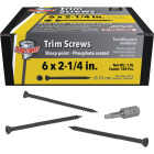 Pro-Twist 2-1/4 In. x 6 ga Phosphate Coated Trim Head Screw (1 Lb.) Image 1