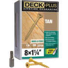 Hillman Deck Plus #8 x 1-1/4 In. Tan Deck Screw (186-Count) Image 1