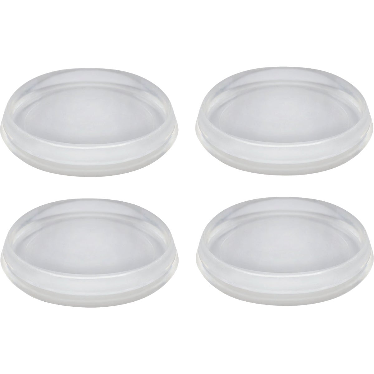 Super Sliders 1-13/16 In. Clear Round Furniture Leg Cup (4-Pack) Image 6