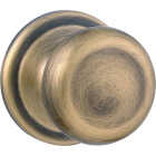 Kwikset Signature Series Antique Brass Hall & Closet Door Knob Image 3