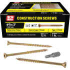 Grip-Rite 3 In. x 9 ga Star Drive Dual Flat Head Coarse Thread Yellow Zinc Coated General Construction Screw (1 Lb.) Image 1
