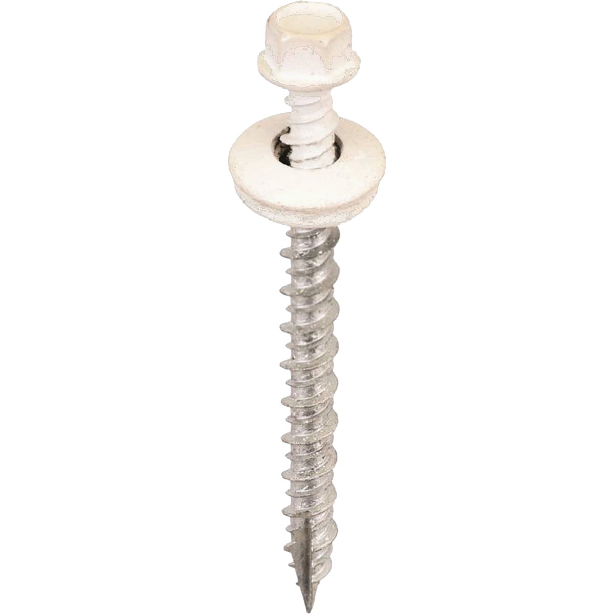 Acorn International 2 In. Washered White Metal To Wood Screw (250-Count) Image 1
