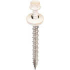 Acorn International 2 In. Washered White Metal To Wood Screw (250-Count) Image 1
