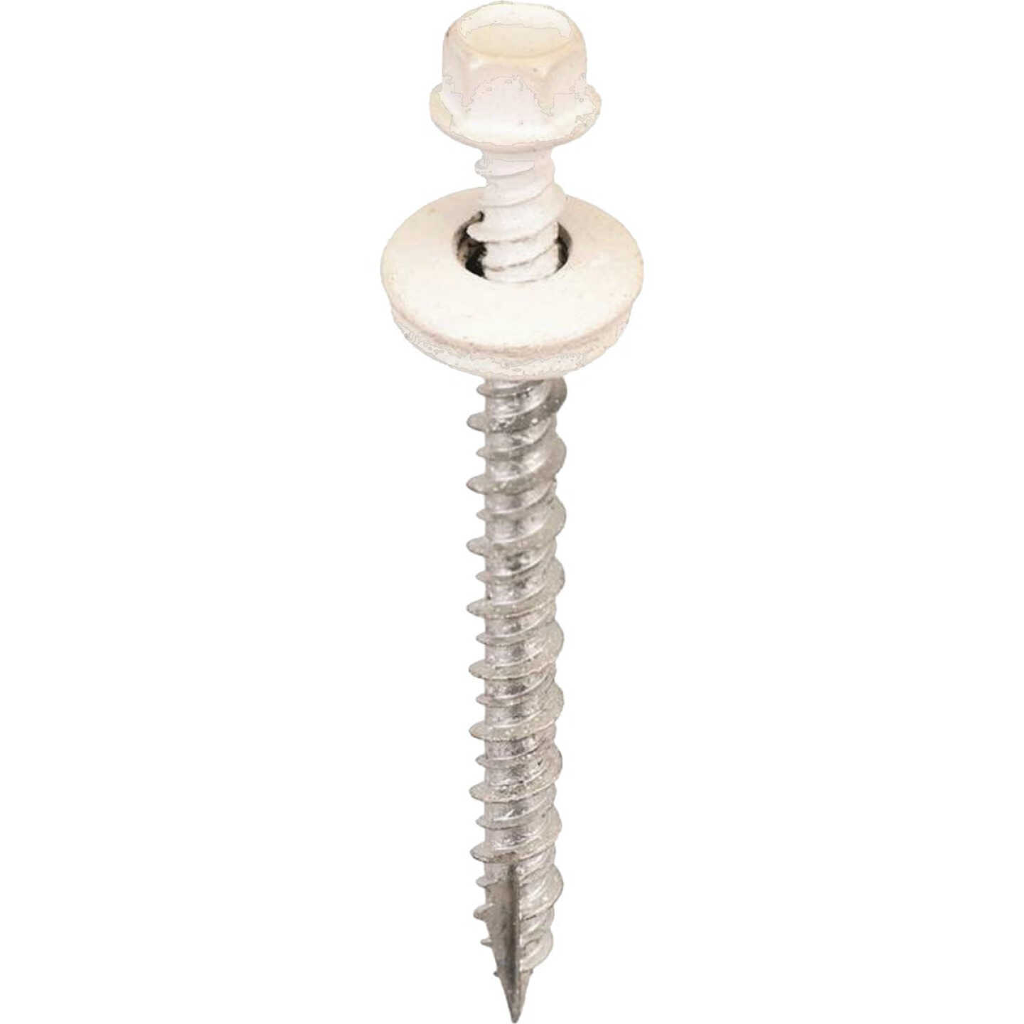 Acorn International 2 In. Washered White Metal To Wood Screw (250-Count) Image 1