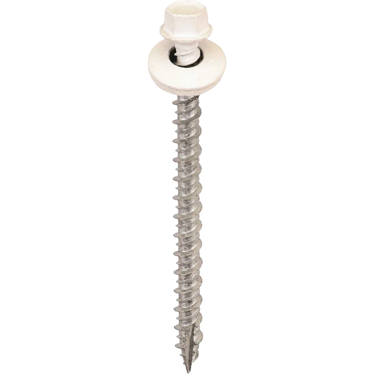 Acorn International 2-1/2 In. Washered White Metal To Wood Screw (250-Count) Image 1