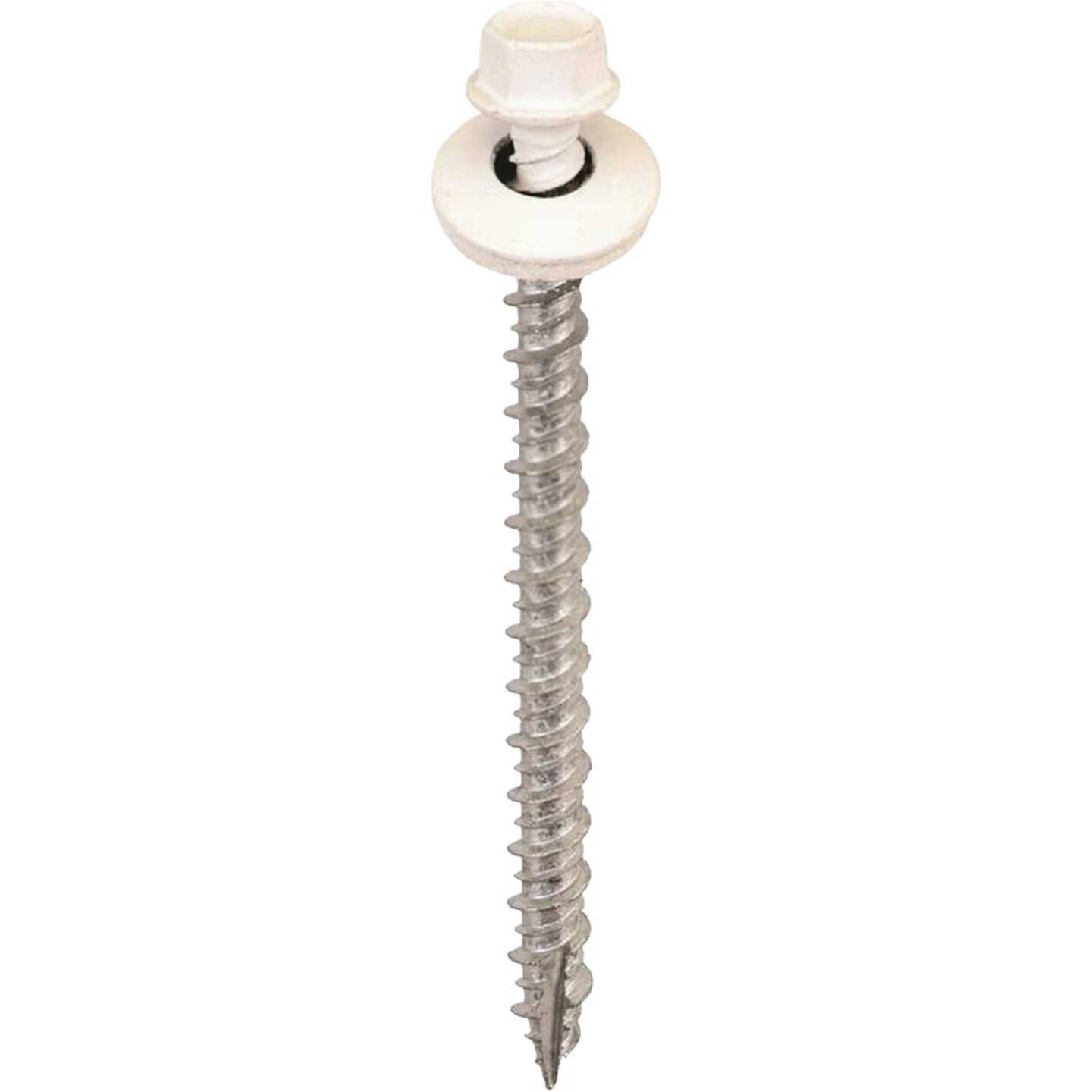 Acorn International 2-1/2 In. Washered White Metal To Wood Screw (250-Count) Image 1