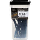 Big Timber #17 x 5 In. Hex Head Black Structure Screw (25-Count) Image 1