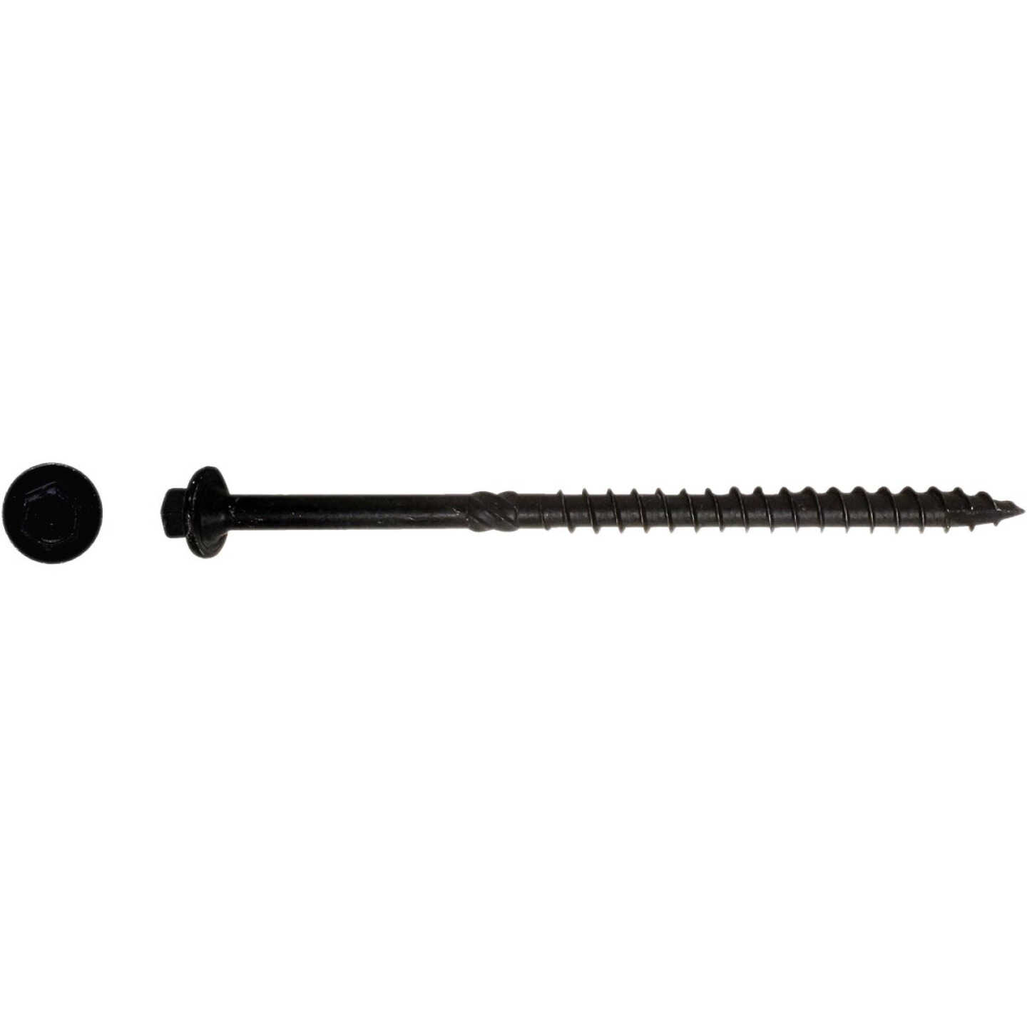 Big Timber #17 x 5 In. Hex Head Black Structure Screw (25-Count) Image 2