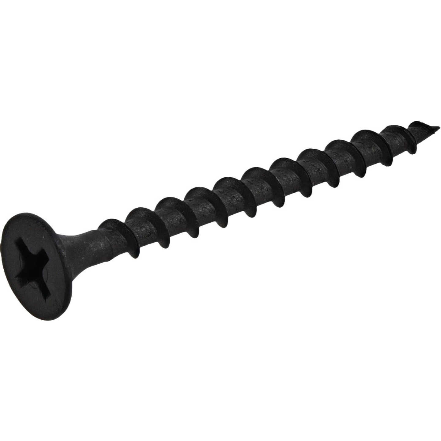Hillman Fas-N-Tite #6 x 1-5/8 In. Coarse Thread Black Phosphate Drywall Screw (75-Count) Image 1