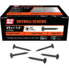 Grip-Rite #6 x 1-1/4 In. Coarse Thread Black Phosphate Drywall Screw (1 Lb.) Image 1