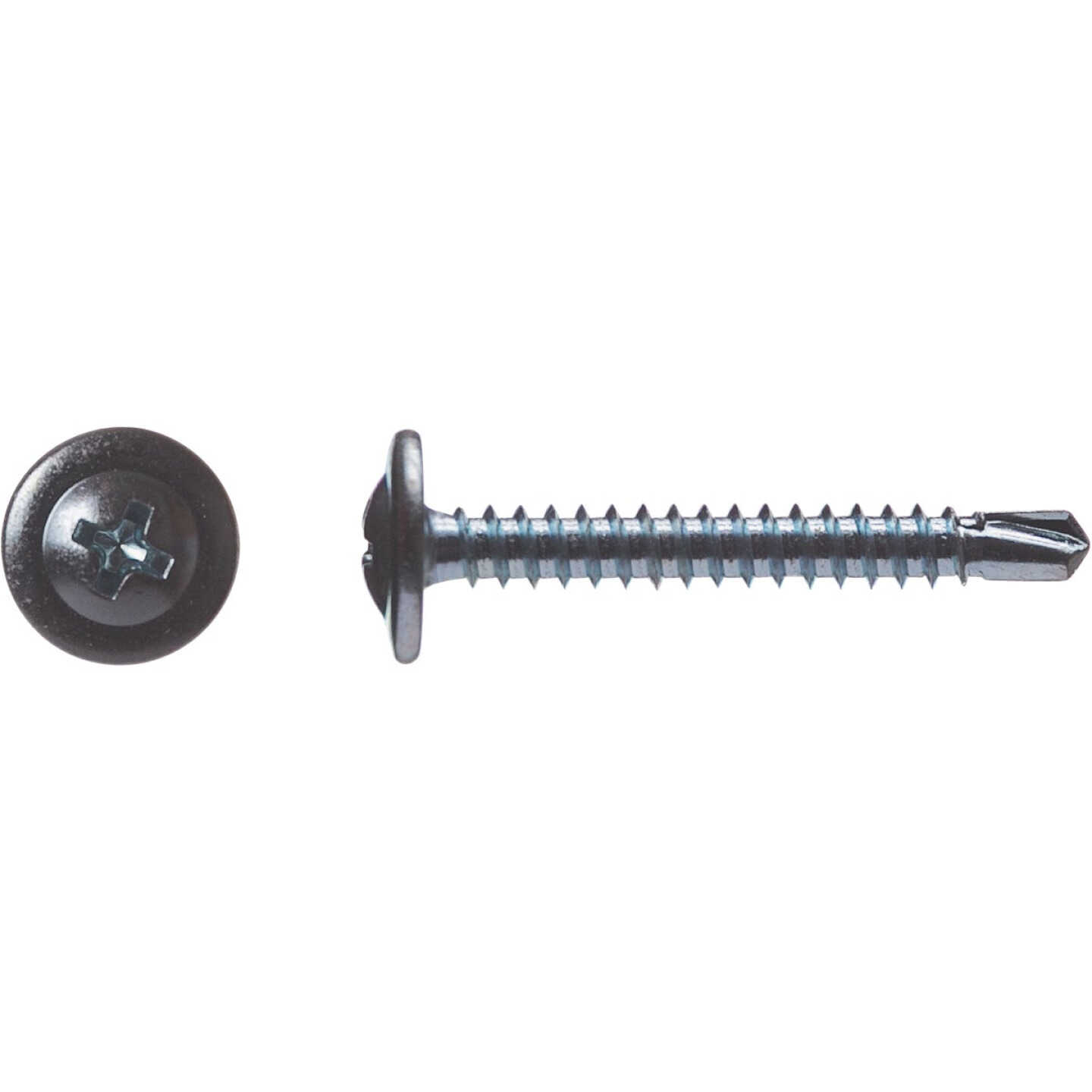 Big Timber #8 x 1/2 In. Modified Truss Head Drill Point Metal Screw (1 Lb.) Image 2
