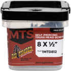 Big Timber #8 x 1/2 In. Modified Truss Head Drill Point Metal Screw (1 Lb.) Image 1