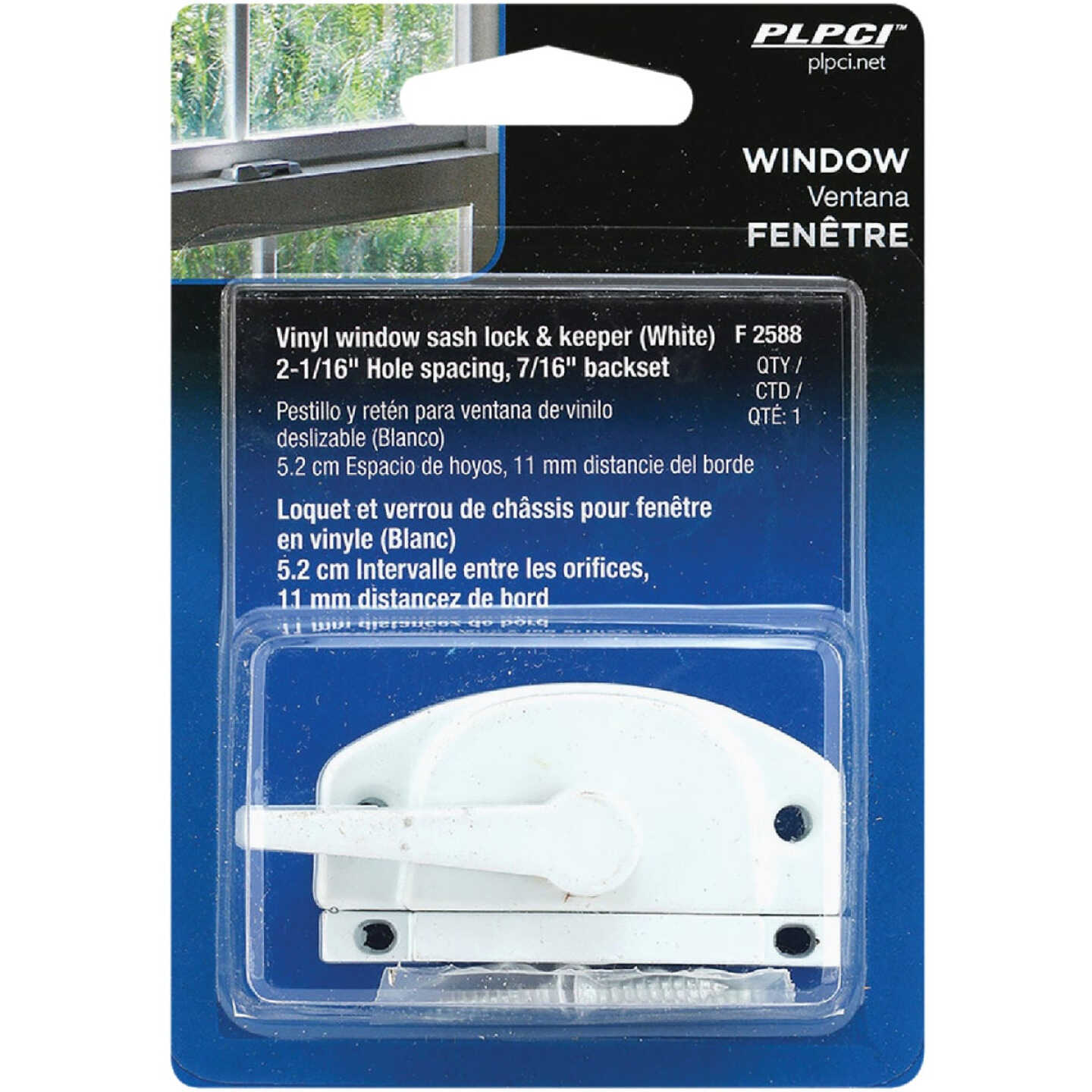 Prime-Line Window Sash Lock With Keeper Image 2
