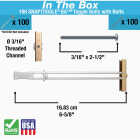 Toggler Snaptoggle 3/16-24 x 2 In. Toggle Bolt (100-Count) Image 2