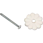 United States Hardware White Rosette without Screws (100-Count) Image 1