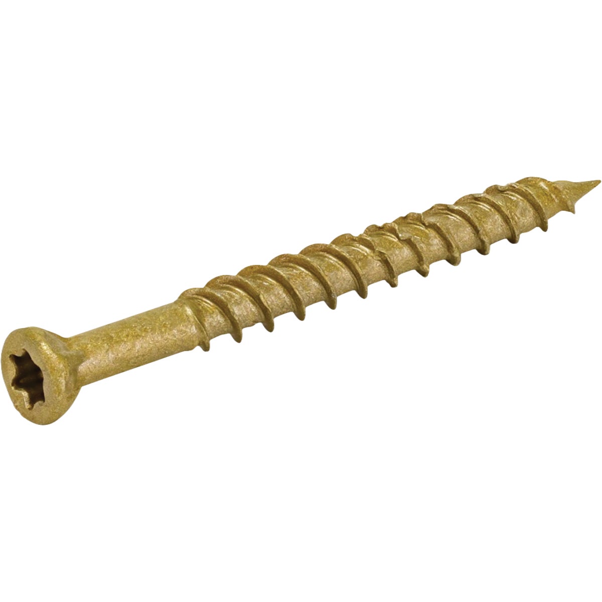 Hillman PowerPro #8 x 1-5/8 In. Premium Bronze Exterior Trim Screw (166-Count) Image 2