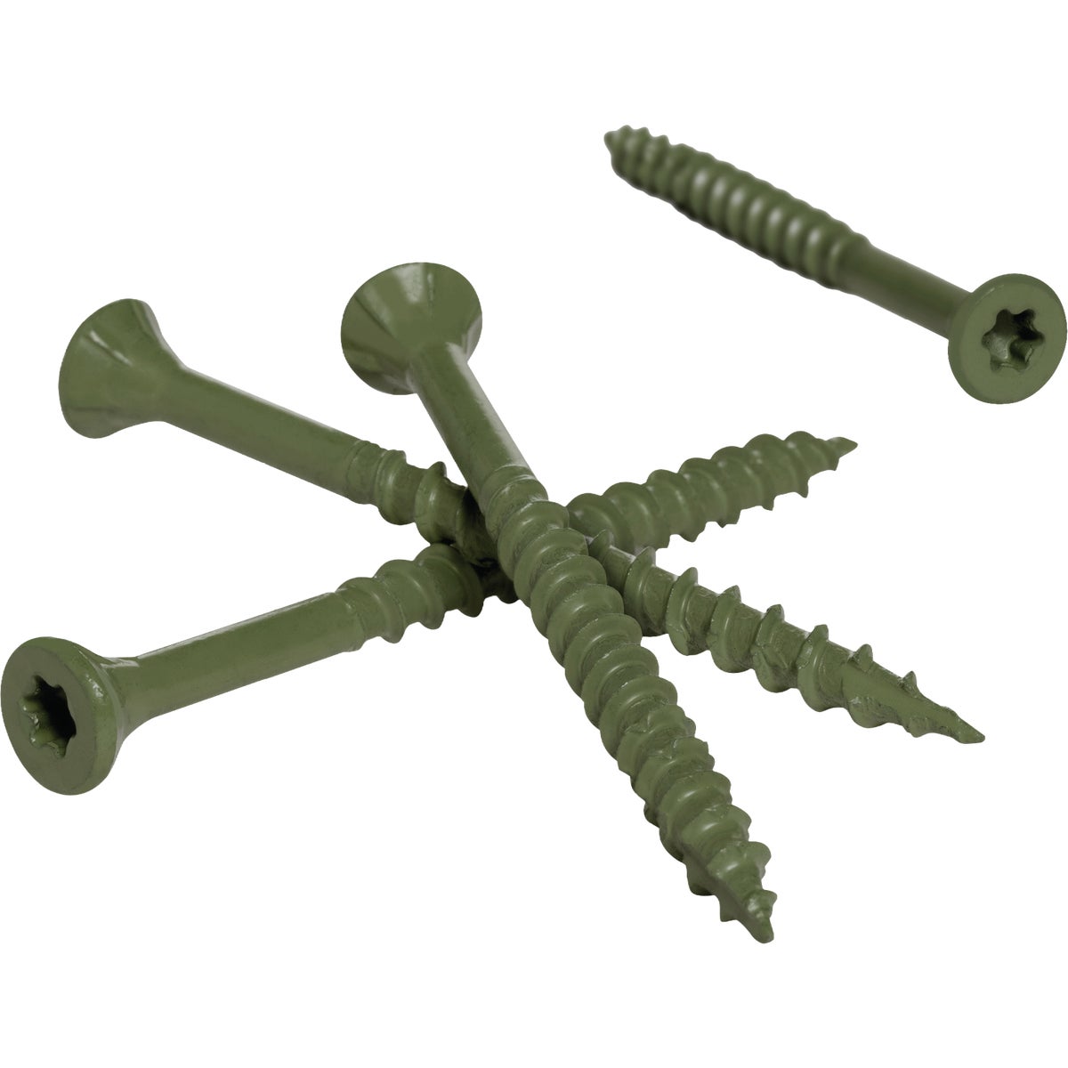 Hillman Deck Plus #10 x 3 In. Green Deck Screw (62-Count) Image 2