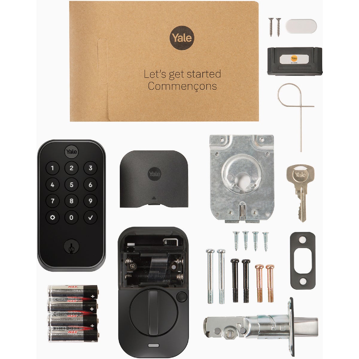 Yale Assure Black Electronic Lock Keypad Deadbolt with WiFi Image 4