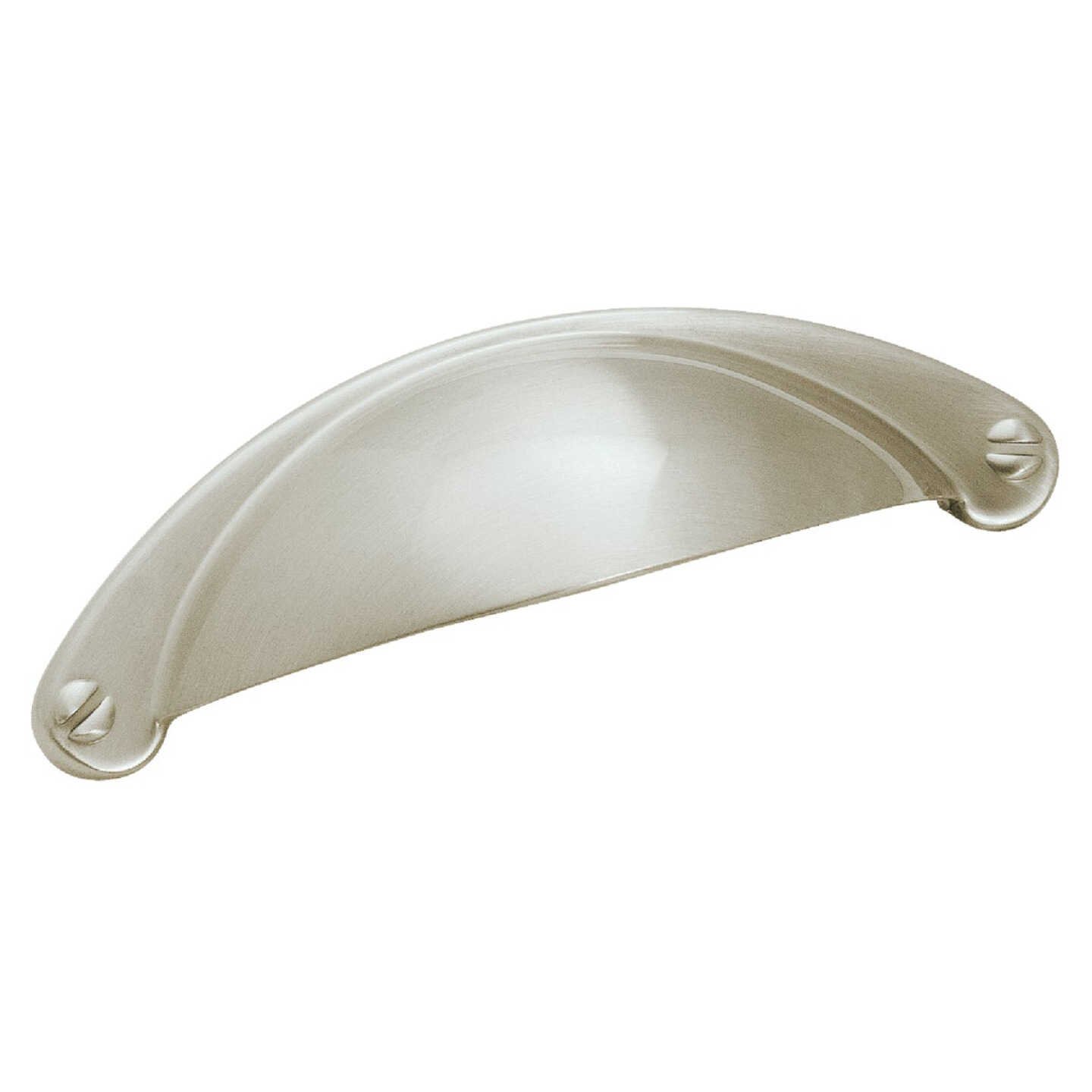 Amerock 2.5 In. Satin Nickel Cup Cabinet Drawer Pull Image 1