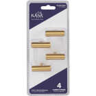 KasaWare 1-1/2 In. Overall Length Brushed Gold Cabinet T-Knob (4-Pack) Image 2