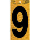 Hy-Ko 5 In. Yellow Reflective Number 9 Image 1