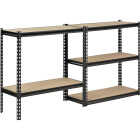 Muscle Rack 34 In. x 14 In. x 72 In. 5-Tier Black Shelving Unit Image 2