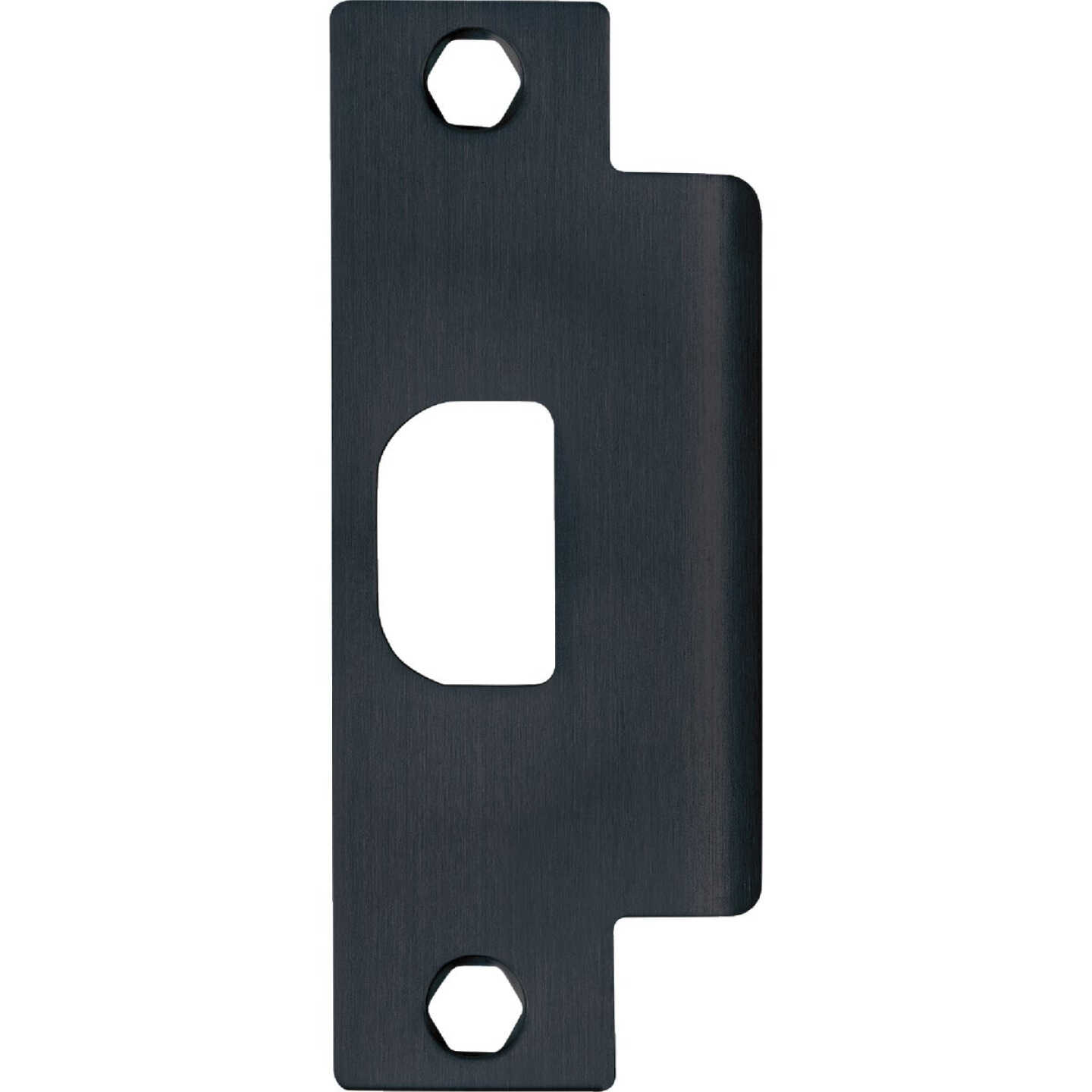 Tell Commercial Matte Black ASA Strike Plate Image 1