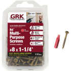 GRK R4 #8 x 1-1/4 In. Star Drive Multi-Purpose Wood Screw (110-Count) Image 1