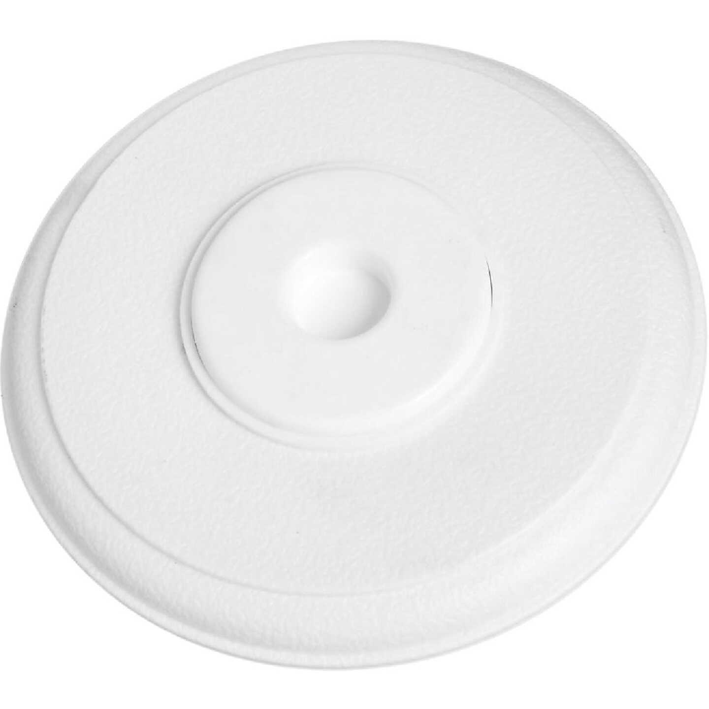 National Hardware 5 In. White Softstop Cover-Up Wall Door Stop Image 1
