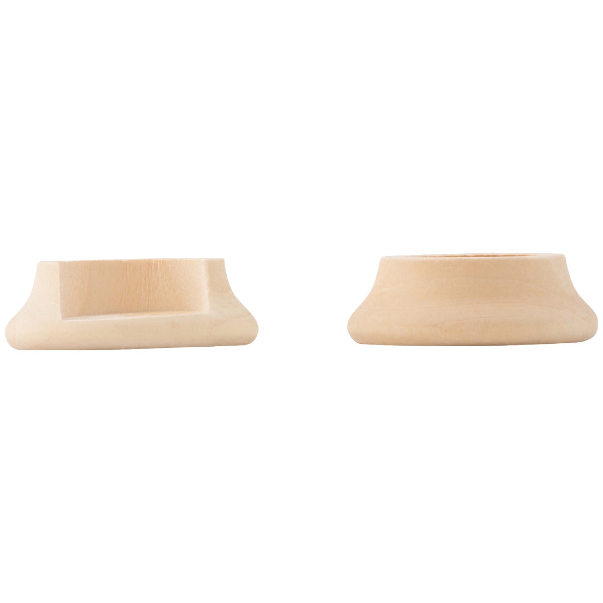 National Hardware 1-3/8 In. Natural Wood Closet Rod Socket (2-Pack) Image 3