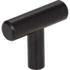 KasaWare 7/16 In. Diameter Matte Black Cabinet Knob (10-Pack) Image 1