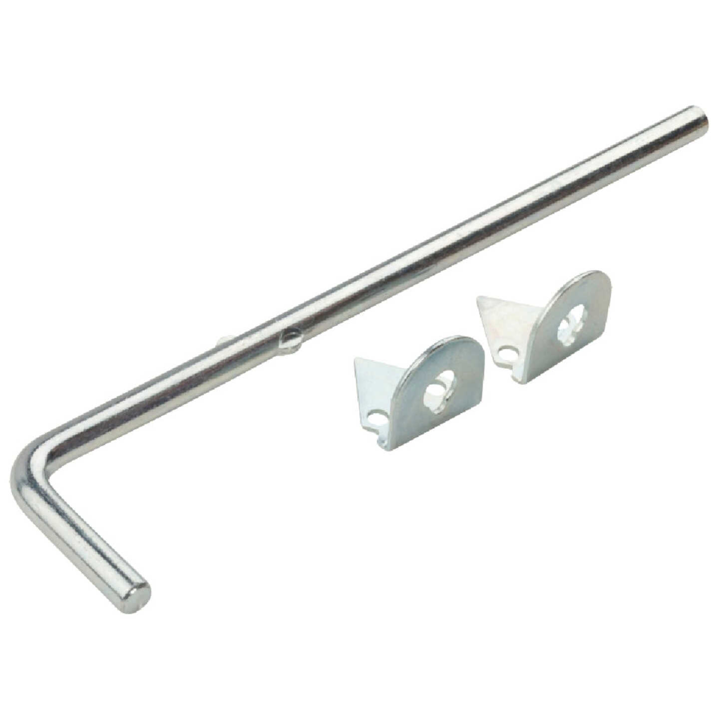 National Hardware 12 In. L. x 1/2 In. Dia. Zinc Plated Steel Cane Bolt Image 1